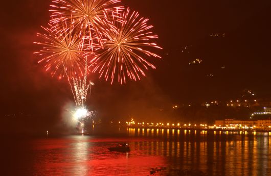 Firework at Lake Garda