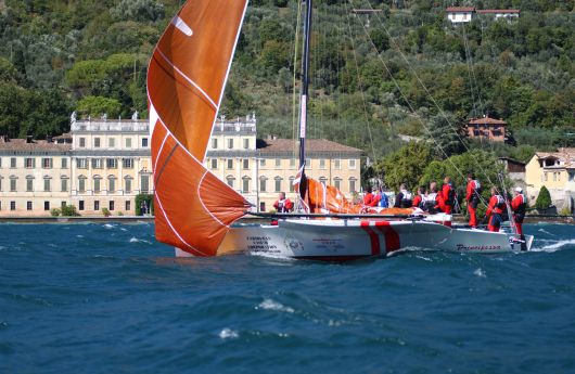 Sailing at Lake Garda