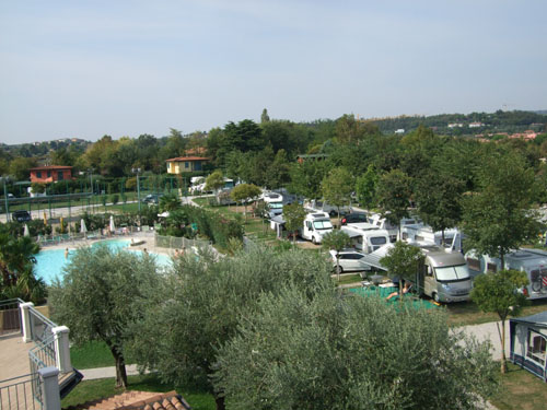 Campingsite at Lake Garda