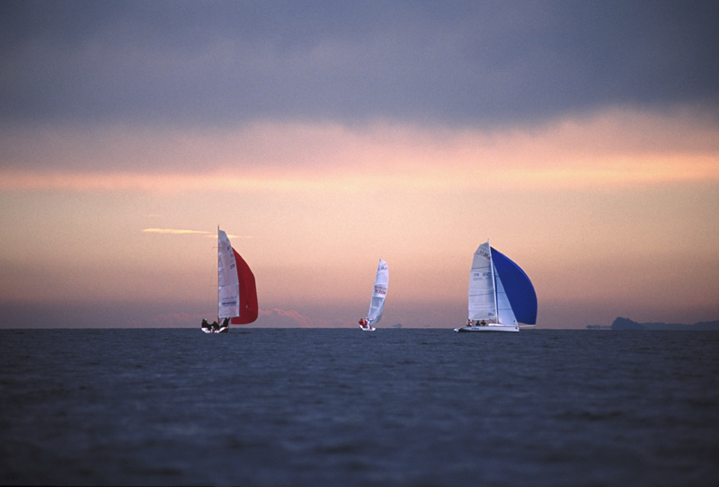 Sailing at Lake Garda Sailing at Lake Garda