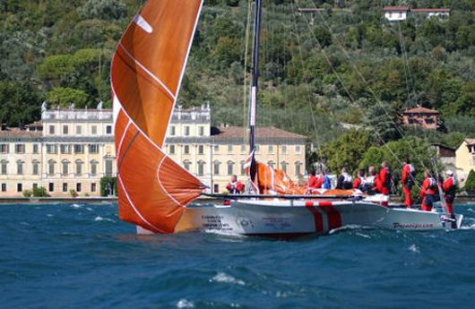 Sailing at Lake Garda