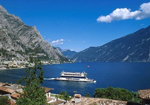 Ferries at Lake Garda